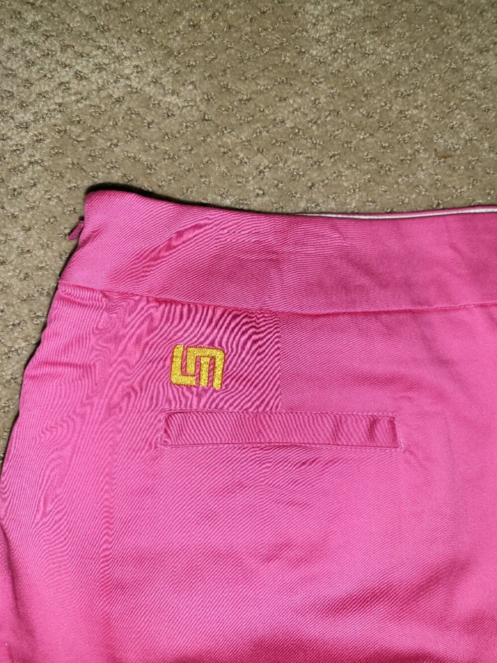 Loudmouth Ladies Barbie Pink Golf Skort NWT Size 14 Stretch Performance Skirt - Picture 4 of 6